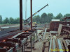 South bay of Fabarc Steel showing steel waiting to be brought into the bay for fabricating.